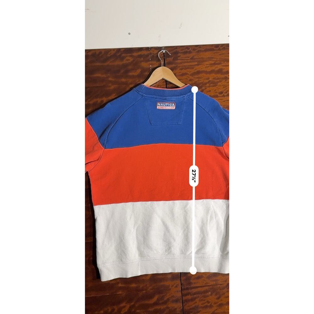 Y2K Mens Nautica J Class Competition Crewneck L - Picture 7 of 7
